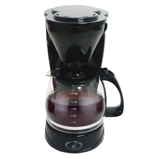 Aparat za kavu ELIT CM-18, 800W, 1.5L, 12 šalica, ploča za održavanje topline, crna