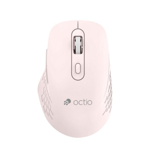 Miš OCTIO Style M270WBT, optički, bežični, BT,1600dpi, rozi