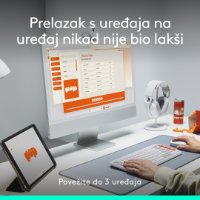 Miš LOGITECH POP, optički, bežični, USB, BT, 1000dpi, rozi