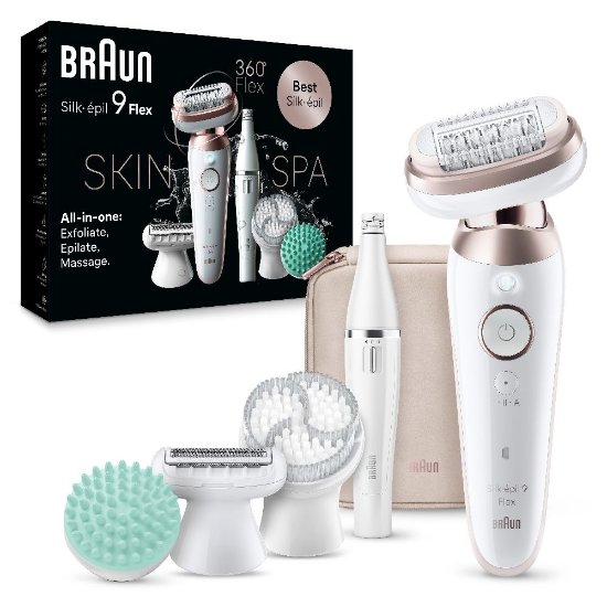 Depilator BRAUN SES9-580 3D, Silk-épil, bijeli