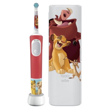 Električna četkica za zube ORAL-B PRO Kids 3+, Lion King, putna torbica