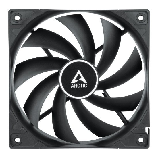 Ventilator ARCTIC F12 Black, 120mm, 1350 okr/min, crni