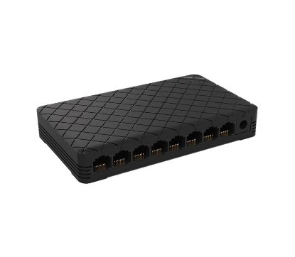 Switch RUIJIE-REYEE RG-ES08, 10/100 Mbps, 8-port, crni