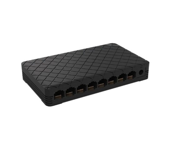 Switch RUIJIE-REYEE RG-ES08, 10/100 Mbps, 8-port, crni