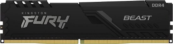 Memorija PC-25600, 32GB, KINGSTON Fury Beast KF432C16BBK2/32, DDR4 3200MHz, kit 2x16GB