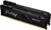 Memorija PC-25600, 32GB, KINGSTON Fury Beast KF432C16BBK2/32, DDR4 3200MHz, kit 2x16GB