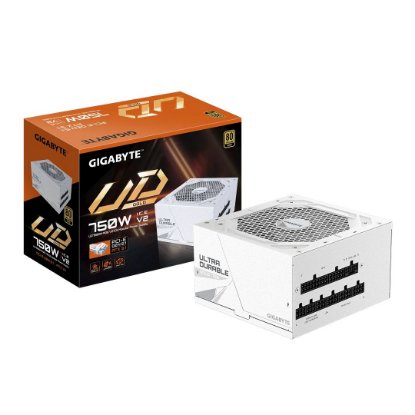 Napajanje 750W, GIGABYTE UD750GM PG5 ICe, 120 vent, 80+ gold, modularno, bijelo