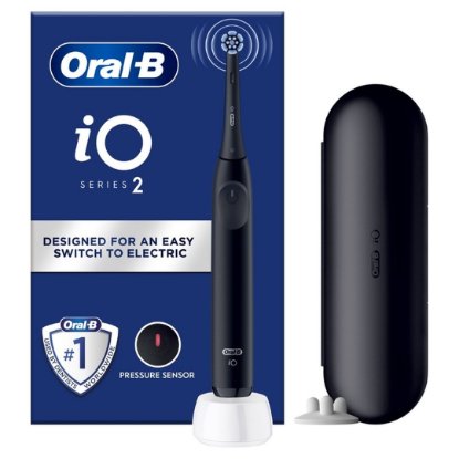 Električna četkica za zube ORAL-B iO2, crna, torbica