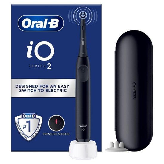 Električna četkica za zube ORAL-B iO2, crna, torbica