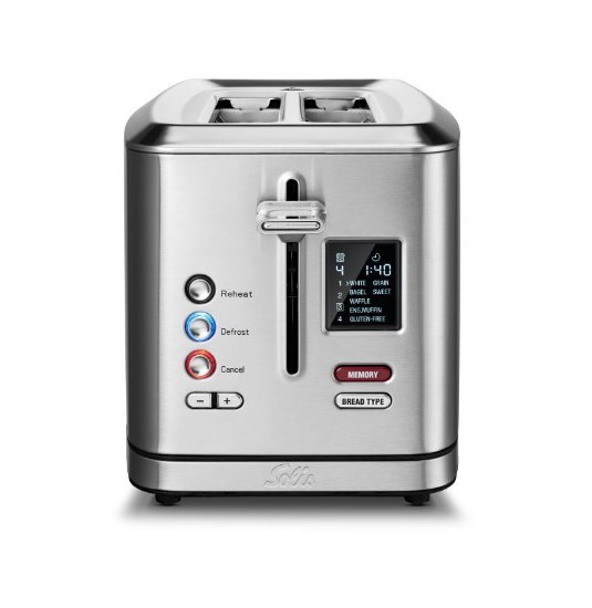 Toster SOLIS SOL 92016, sa 2 utora, 950 W, 7 programa, inox
