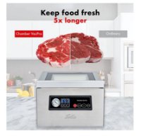 Aparat za vakumiranje SOLIS SOL 92231, 350 W, 4 super jake usisne pumpe do1,0 bar, inox