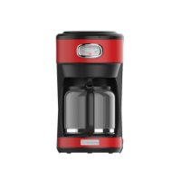 Aparat za kavu WESTINGHOUSE Retro, 1000 W, filter kava, do 10 šalica, 1,25l, crveni