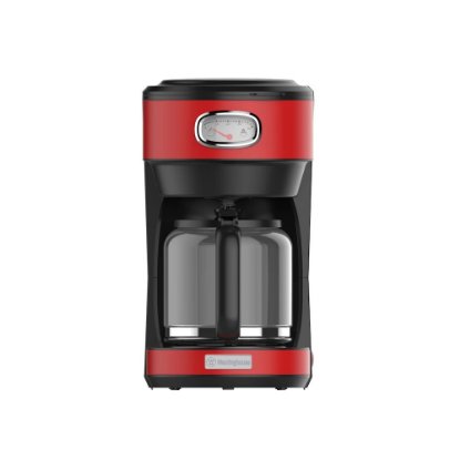 Aparat za kavu WESTINGHOUSE Retro, 1000 W, filter kava, do 10 šalica, 1,25l, crveni