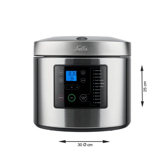 Kuhalo za rižu i krumpir SOLIS SOL 97900, 860 W, 30 cm, inox