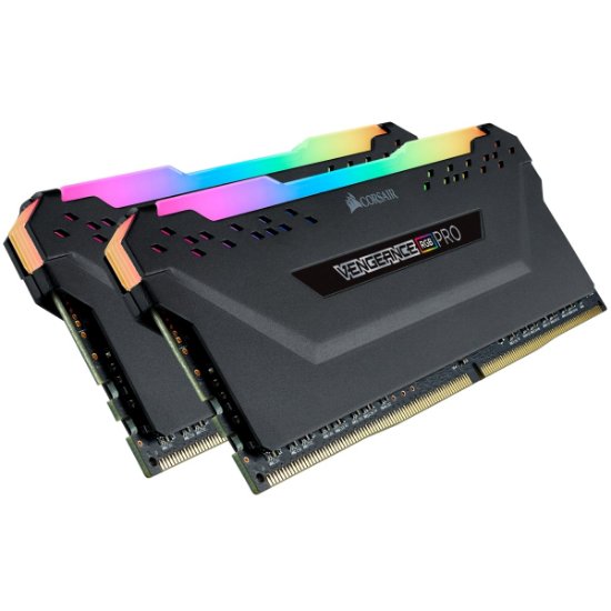 Memorija PC-25600, 16 GB, CORSAIR CMW16GX4M2Z3200C16 Vengeance RGB Pro, DDR4 3200Mhz, 2x8GB kit