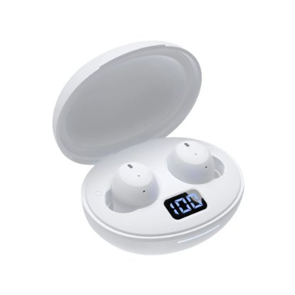 Slušalice WHITE SHARK GEB-TWS-02 Vortex, in-ear, bežične, bluetooth, bijele