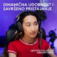 Slušalice LOGITECH Gaming G321, bežične, BT, USB, crne