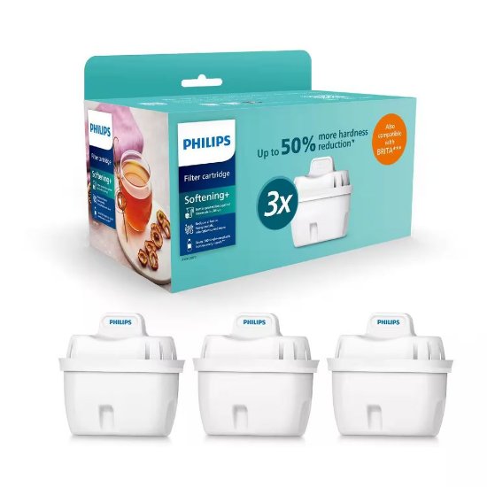 Filter za vodu PHILIPS Softening+, za vrč AWP2933 i AWP2943, 3 komada