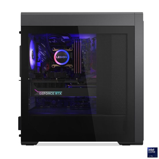 Računalo LENOVO Legion T7 90Y6003ERM / Core Ultra 9 285K, 128GB, 2TB SSD, nVidia GeForce RTX 5080, WiFi, bez OS, crno