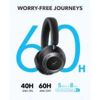 Slušalice ANKER SoundCore Space One Pro, bežične, crne
