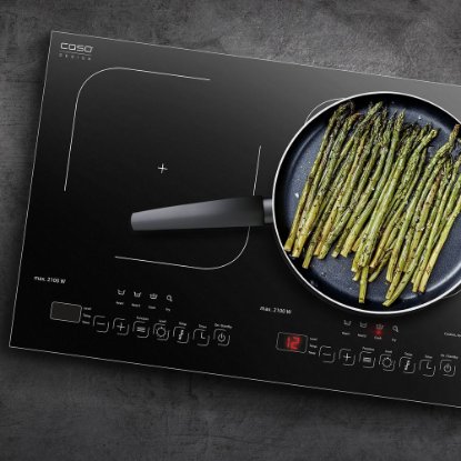 Indukcijska ploča CASO DESIGN Pro Gourmet 3500, 3500W, 2 zone, staklokeramika