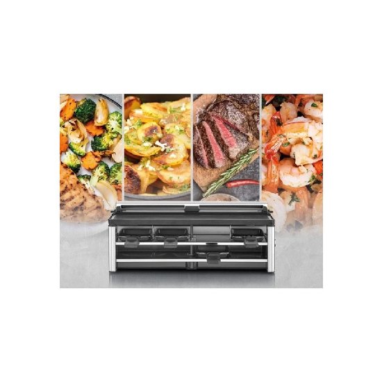 Roštilj električni CASO DESIGN AirClean, 1500 W, grill, inox