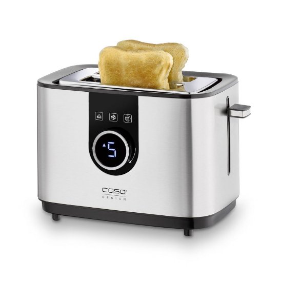 Toster CASO DESIGN Selection T2, 2 utora, 920W, inox