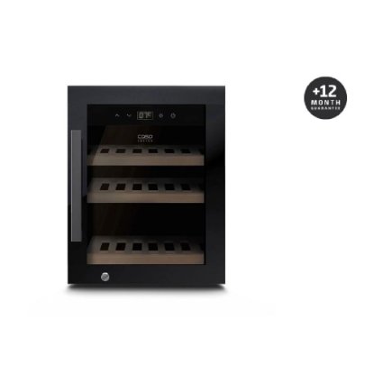 Hladnjak za vino CASO DESIGN WineExclusivel, 12 boca, energetska klasa G, crni