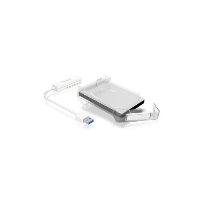 Eksterno kućište ICY BOX IB-AC703-U3, 2.5" SATA, USB 3.0, prozirno