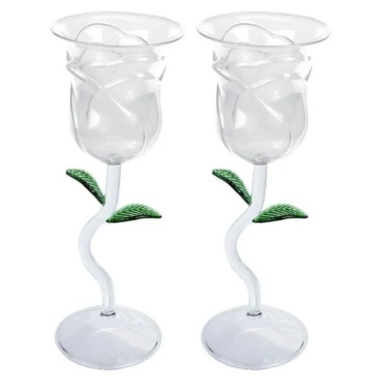 Set čaša za vino MIKAMAX Rose Wine Glass Set