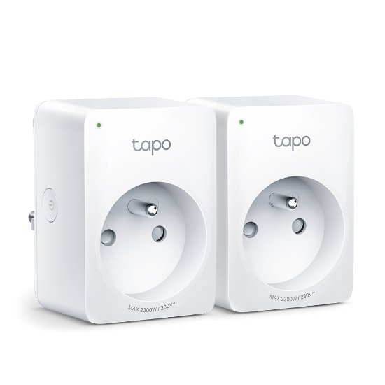 Bežična pametna utičnica TP-Link Tapo P100, paljenje/gašenje uređaja putem mobilne aplikacije, WiFi, 2 komada