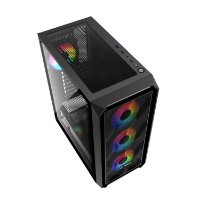 Kućište BIT FORCE PALADIN CF-4, MIDI, ATX, RGB, crno, window, bez napajanja