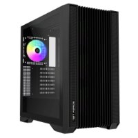 Kućište BIT FORCE Hercules ARGB-C-TM4, MIDI, E-ATX, window, crno, bez napajanja