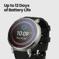 Pametni sat AMAZFIT Active 3 Premium, 1.32" Amoled, pametne obavijesti, plavi