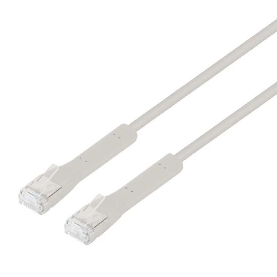 Kabel INTELLINET patch Cat6a, F/FTP, sivi, 0.5 m