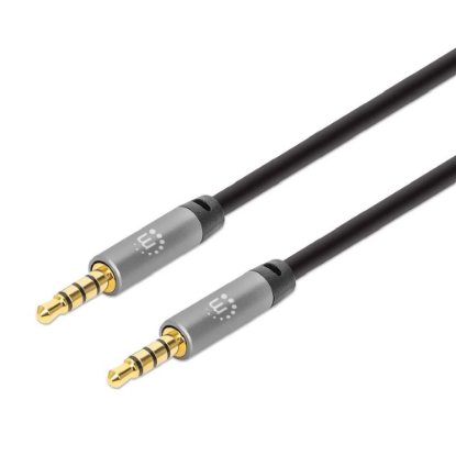 Kabel MANHATTAN 3.5 mm (M) na 3.5 mm (M), 2 m
