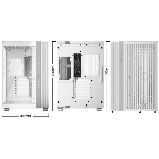 Kućište BE QUIET Light Base 600 DX, ATX, bijelo, bez napajanja