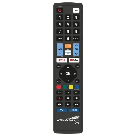 Daljinski upravljač JOLLY LINE JL1770USB, USB-C, za 2 uređaja, univerzalni
