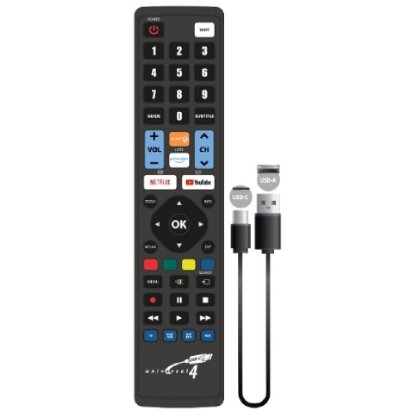 Daljinski upravljač JOLLYLINE JL3088USB, USB-C, podrška za do 4 uređaja, dualno programiranje, univerzalni