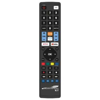 Daljinski upravljač JOLLY LINE JL1771USB, podrška za 4 uređaja, USB-C sučelje, dual system programiranje, univerzalni
