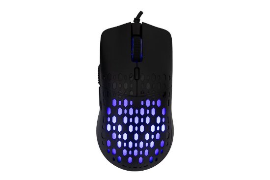 Miš BARACUDA BGM-021 Octopus, RGB, optički, 3600dpi, crni