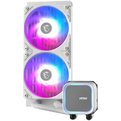 Vodeno hlađenje MSI MAG CoreLiquid A13 240 WHITE, RGB, za Intel i AMD