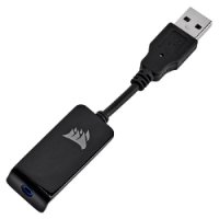 Slušalice CORSAIR HS65 Surround Gaming, mikrofon, crne