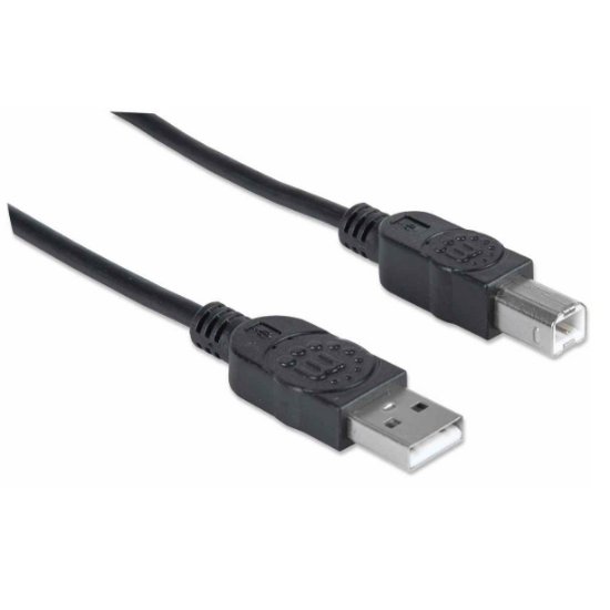 Kabel MANHATTAN, USB 2.0, USB-A (M) na USB-B (M), 2 (za printer)