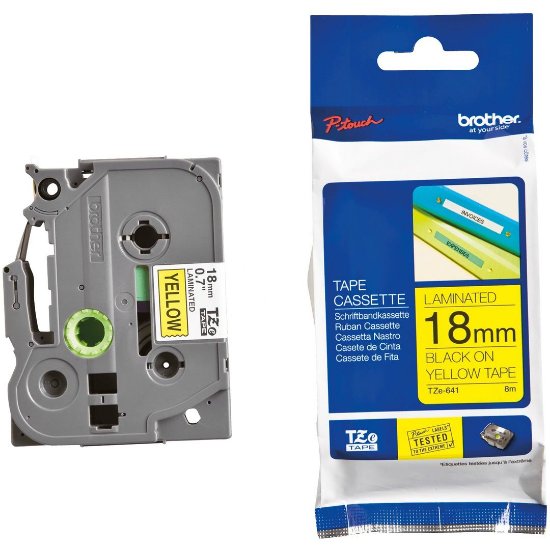 Traka za pisač naljepnica BROTHER p-touch TZE641, 18mm
