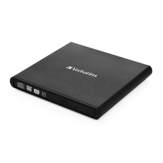 DVD±RW vanjski, VERBATIM DVD+/-RW Light, 8x, crni, USB