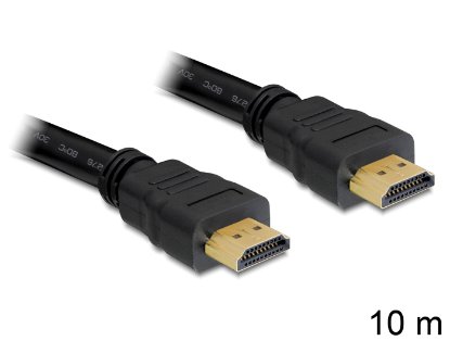 Kabel DELOCK, HDMI (M) na HDMI (M), High Speed sa Ethernet, 10m