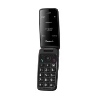 Klasični mobitel PANASONIC KX-TU410EXB, 4G, flip, preklopni, crni