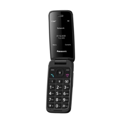 Klasični mobitel PANASONIC KX-TU410EXB, 4G, flip, preklopni, crni