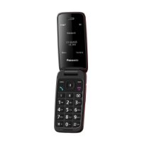 Klasični mobitel PANASONIC KX-TU410EXR, 4G, flip, preklopni, crveni
